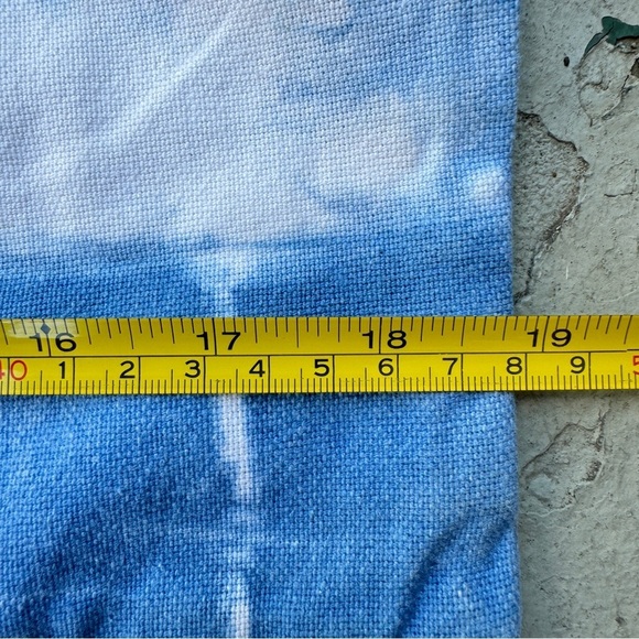 Shibori Tie Dyed Throw Pillow Cover - Picture 7 of 7